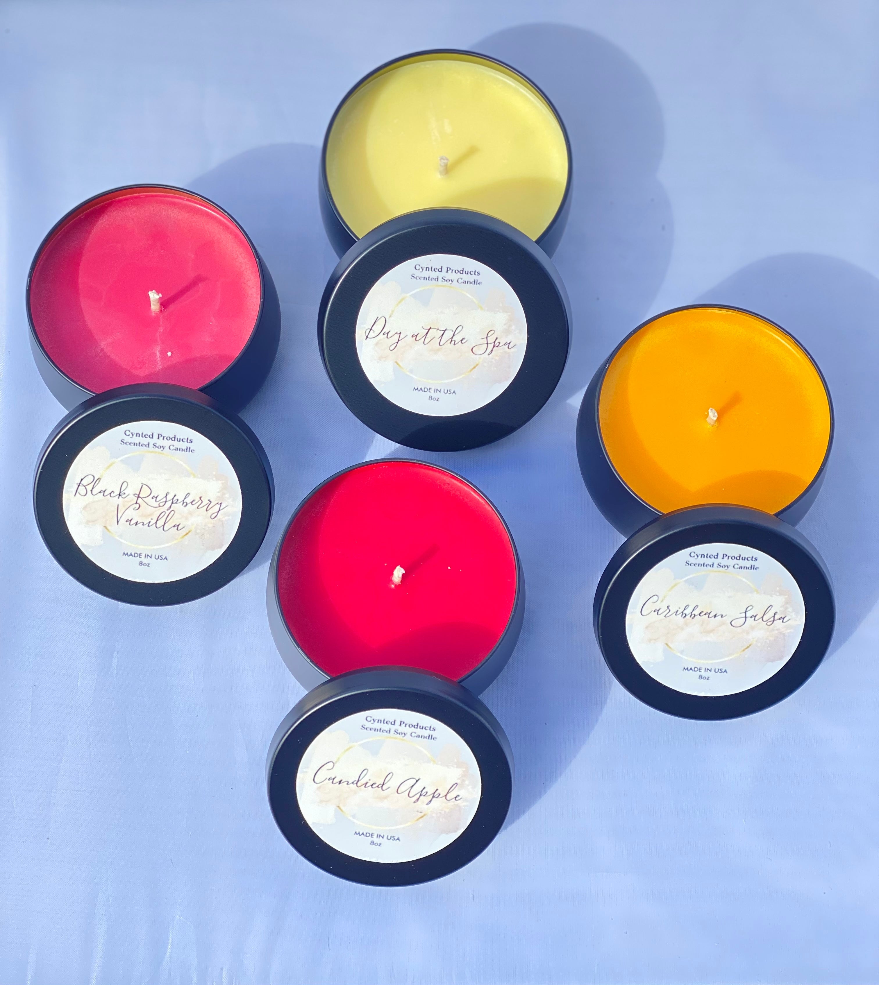 Meltdown Theory Co. Soy Luxe Candle Tins 8 Oz. Spring Summer Scents 